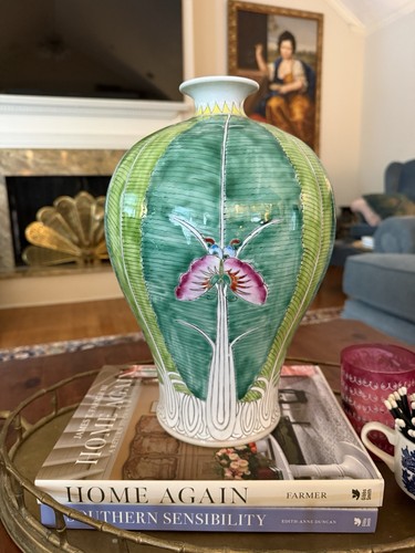 Vaso porcellana farfalla - , 14"