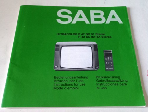 Televisore saba 81 - saba, 42