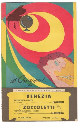 Vintage musical score - musical, ed