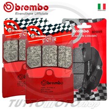 KIT PASTIGLIE FRENO BREMBO ROSSE+CARBON YAMAHA T-MAX 500 2008-2012 ANT+POST TMAX