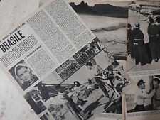 Clipping Ritaglio Articolo 1953 Brasile Generazione X Inchiesta sui giovani 