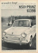 1959 NSU Prinz Sedan Ad