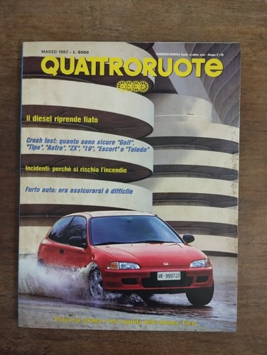 1992 quattroruote marzo - 1992,