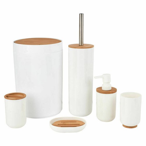 Set bagno legno bamboo e - in,