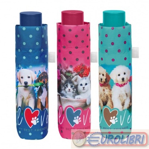 Ombrello donna mini cani - ombrello,