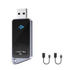 Adattatore CarPlay 2in1 Dual-System  Plug-And-Play per IOS/Android Auto J1D7