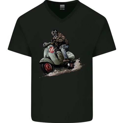 Shirt scooter teschio mod - scooter,