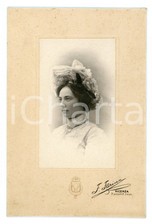 1904 VICENZA Maria Teresa BOTTENE Ritratto con cappello - Foto F. FARINA