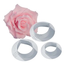 Kit 3 Tagliapasta Fiore Rosa