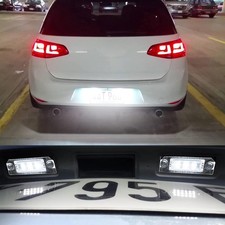 2 LUCI TARGA 9 LED COMPATIBILE