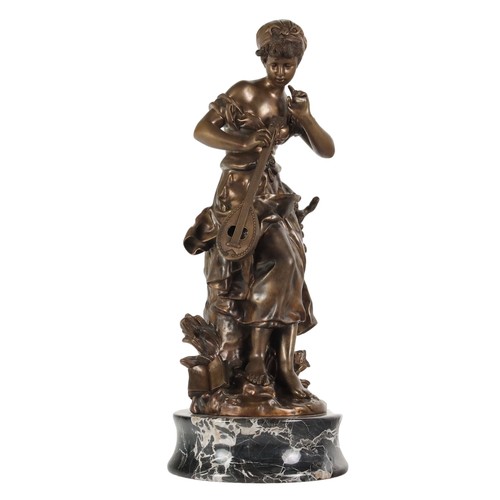 Scultura antica bronze auguste - scultura,