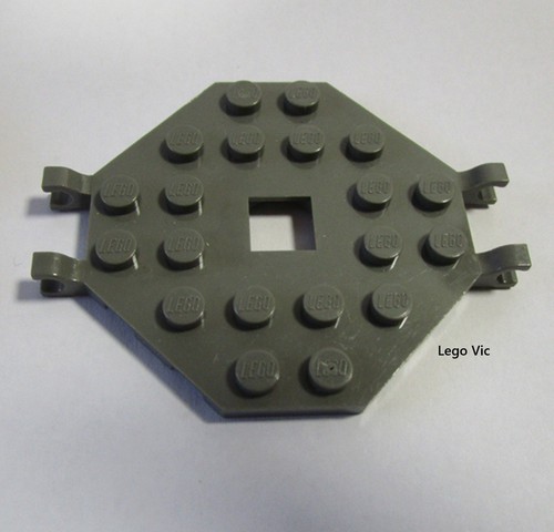 Lego 2539 plate - plate, octagonal