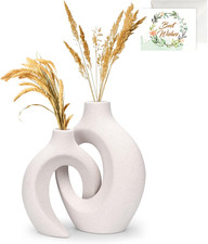 Vaso in Ceramica Bianca, Set