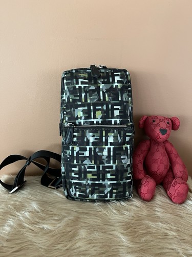 Fendi marsupio nylon stampa - nylon,