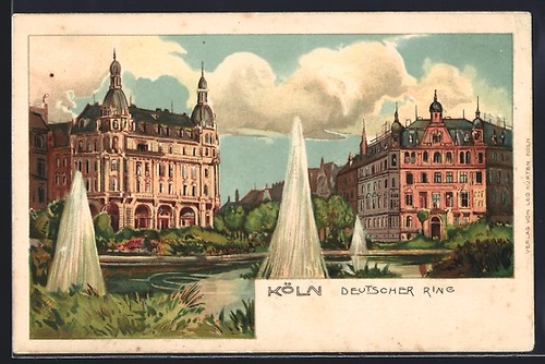 Litografia colonia neustadt - litografia, colonia-neustadt