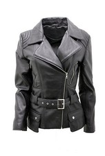 Giacca Biker Femminile Nera