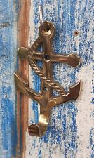 Ancora Gancio Appendiabiti Singolo Ottone Appendino Barca Casa Bar Stile Navale