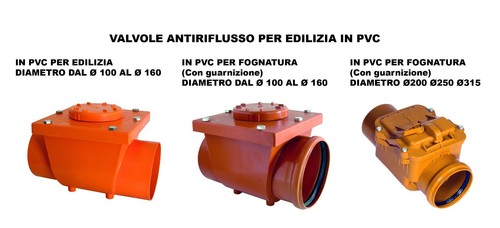 Valvola antiriflusso pvc - in,