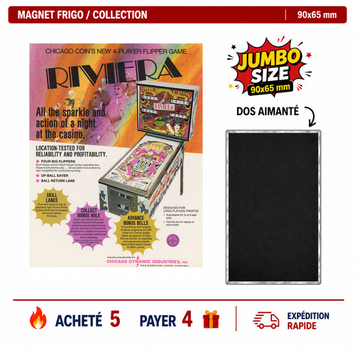 Magnet frigo riviera chicago - magnet,