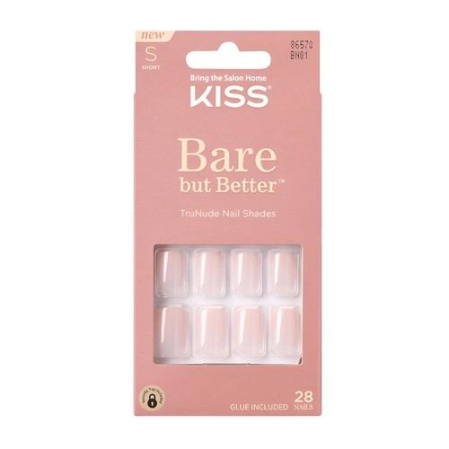 Unghie finte nude quadrate