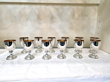 Brandimarte Set 12 Bicchieri In Argento 800/1000 Firenze Italia 1970