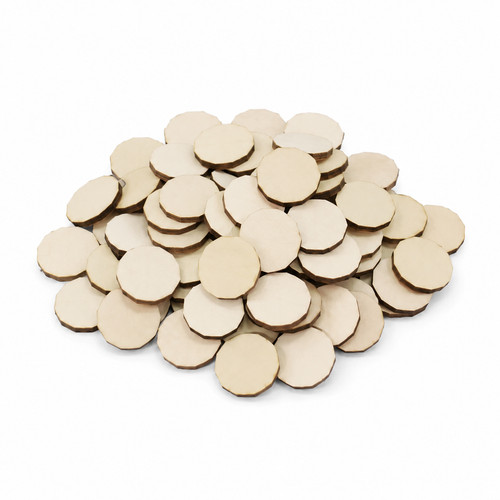 Wooden trolley token - wooden,