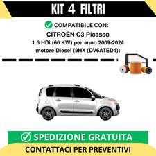Kit 4 Filtri Tagliando per