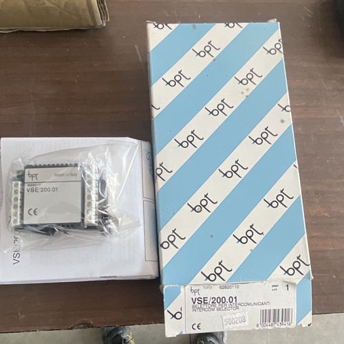 Bpt vse 200 selettore - bpt, vse/200.01
