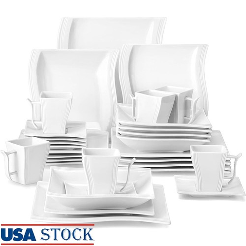 Set stoviglie forma ondulata - stoviglie,