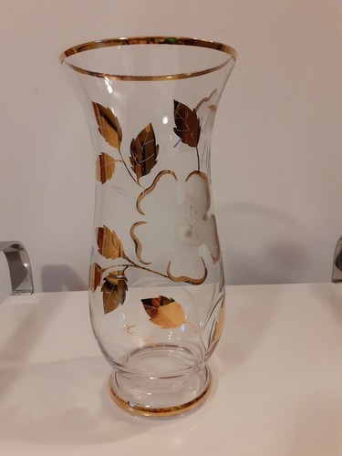 Vaso cristallo smerigliato - vaso,