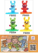 KINDER SORPRESA - ITALIA 2015/2016 - Mixart - conigli timbrini + cartina