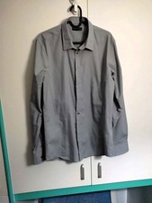 Camicia slim fit grigia L