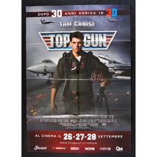 manifesto TOP GUN Tom Cruise Kelly McGillis Tony Scott Aviazione moto aereo A104