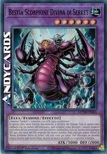 BESTIA SCORPIONE DIVINA DI SERKET • Super R • MZTM IT005 • 1Ed • Yugioh!