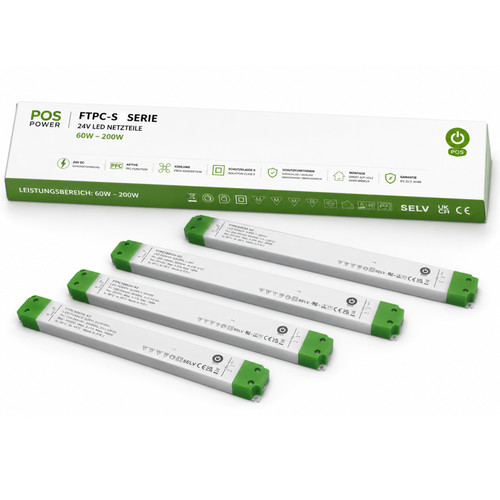 Alimentatore led 24v slim ip20 - 24v,