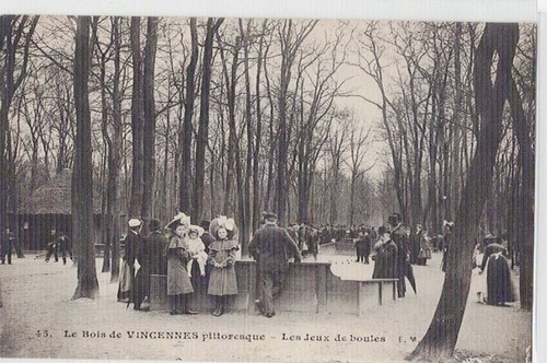 Cpa paris 12e bois - paris,