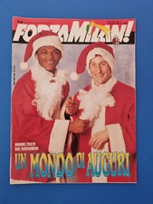 FORZA MILAN 12 DICEMBRE 1993 +POSTER DE NAPOLI -PANUCCI-DESAILLY-PAPIN-SAVICEVIC