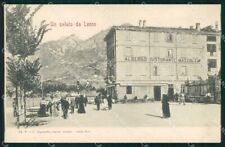 Lecco Città Saluto da Albergo Ristorante Mazzoleni cartolina RB8594
