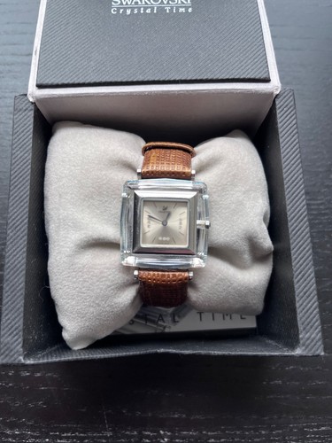 Swarovski crystal time brown - crystal,