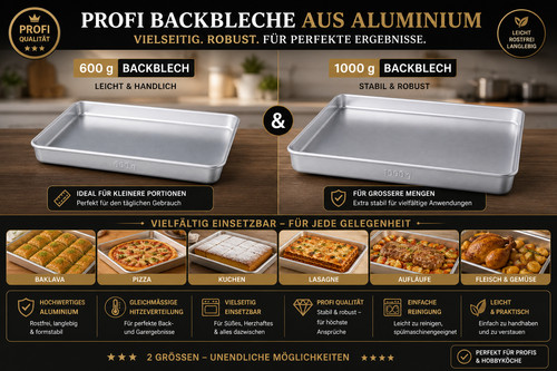 Teglia forno alluminio 600 - da,