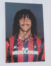 AUTOGRAFO RUUD GULLIT FOTO
