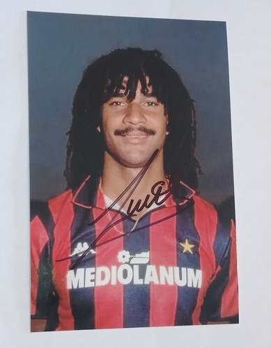 Autografo ruud gullit foto - autografo,