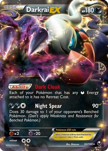 Darkrai 108 pokemon - ex,