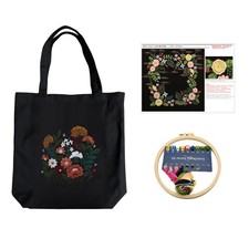 Borsa tote in tela Kit ricamo