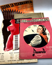 LOTTO 6 SPARTITI FISARMONICA
