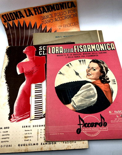 Lotto spartiti fisarmonica - lotto, 6