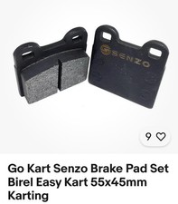 Kart senzo brake - go, pad