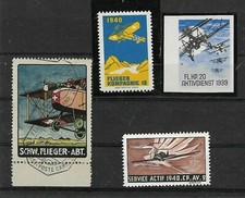 Svizzera posta aerea 1939/40 - francobolli aviazione di guerra