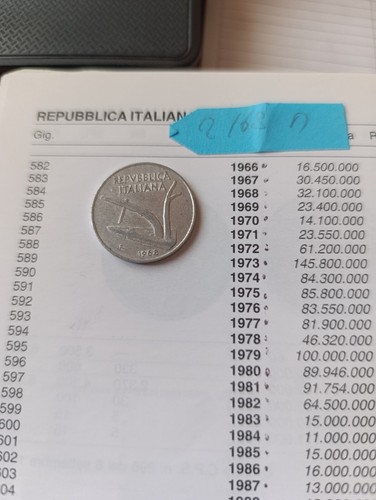 Moneta lire del - 10,