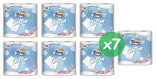 Carta bagno foxy cotton - foxy,
